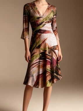 Y2K Vintage Lindi Crinkle Dress with lace